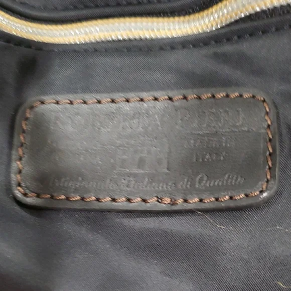 Roberta Pieri Black Canvas Tote Bag - Picture 7 of 16